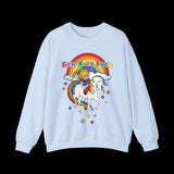 Gen X as Fuck Retro Rainbow Brite Sweatshirt
