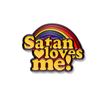 Satan Loves Me Lapel Pin