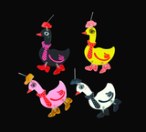 Dapper Ducks Earrings