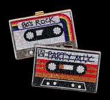 Retro Rhinestone Mix Tape Purse