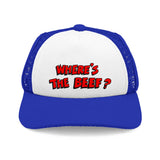Where's the Beef? Retro Trucker Hat for Dogs