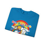 Gen X as Fuck Retro Rainbow Brite Sweatshirt