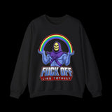 Fuck Off Like Totally Retro Skeletor Sweatshirt