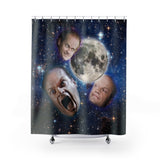 Three Frasier Moon Shower Curtain