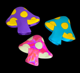 Retro Groovy Mushroom Purse