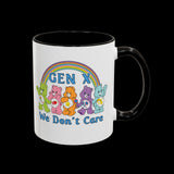 Retro 80s Gen X We Don't Care Bears Mug