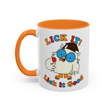 Lick It! Lick it Good - Mr. Owl Funny Retro Mug