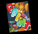 Cute Retro Paint Book Puppy Hardcover Notebook
