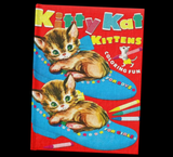 Cute Retro Kitty Cat Hardcover Notebook