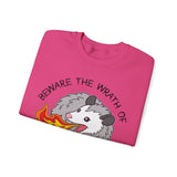 Beware the Wrath of Menopossum Sweatshirt