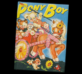 Cute Retro Kitschy Pony, Bear and Puppies Notebook