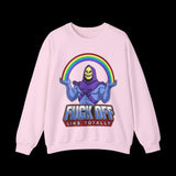Fuck Off Like Totally Retro Skeletor Sweatshirt
