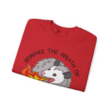 Beware the Wrath of Menopossum Sweatshirt