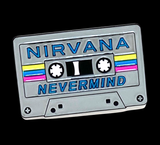 Retro Nirvana Nevermind Cassette Tape Lapel Pin