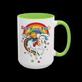 Gen X as Fuck Retro Rainbow Brite Mug