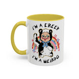 I'm a Creep, I'm a Weirdo Rushton Rubber Face Skunk Mug