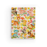 Cute Vintage Baby Animals Hardcover Notebook