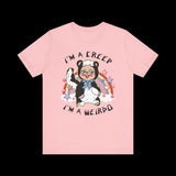 I'm a Creep, I'm a Weirdo Retro Rushton Rubber Face Skunk T-Shirt