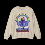 Fuck Off Like Totally Retro Skeletor Sweatshirt