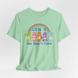Retro 80s Gen X We Don't Care Bears T-Shirt