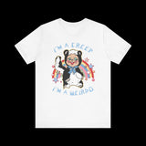 I'm a Creep, I'm a Weirdo Retro Rushton Rubber Face Skunk T-Shirt