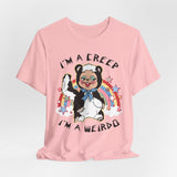 I'm a Creep, I'm a Weirdo Retro Rushton Rubber Face Skunk T-Shirt