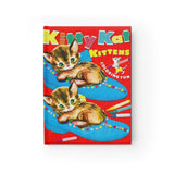 Cute Retro Kitty Cat Hardcover Notebook