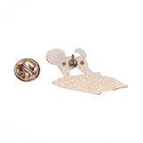 Laika the Dog Lapel Pin