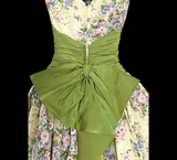 Vintage Formal Floral 1950's Dress
