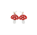 Kitschy Mushroom Earrings