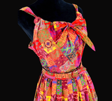 Cute Cotton Patchwork Vintage 50's Dress