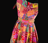Cute Cotton Patchwork Vintage 50's Dress