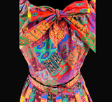 Cute Cotton Patchwork Vintage 50's Dress