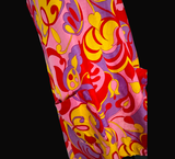 Psychedelic 60s Girl's Vintage Dress