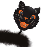 Retro Beistle Halloween Black Cat Bopper Headband