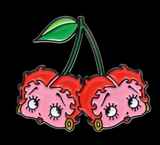 Betty Boop Cherries Lapel Pin