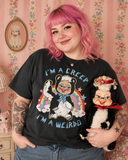 I'm a Creep, I'm a Weirdo Retro Rushton Rubber Face Skunk T-Shirt
