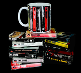 Retro The Cure Cassette Tapes Mug