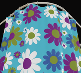 Flower Power Daisy Shower Curtain