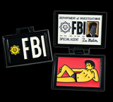 Fox Mulder FBI X-Files Simpsons Lapel Pin
