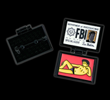 Fox Mulder FBI X-Files Simpsons Lapel Pin