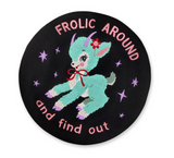 Frolic Around and Find Out Embroidered Wool Beret