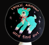 Frolic Around and Find Out Embroidered Wool Beret