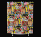 Fun Vintage Games Shower Curtain