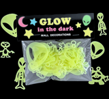 Aliens Glow in the Dark Wall Decorations