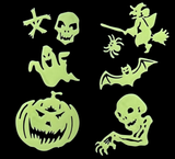Glow in the Dark Halloween Wall Decorations