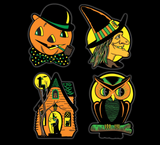 Classic Retro Halloween Cutout Decorations