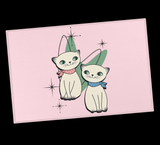 Retro Holt Howard Kitty Cats Kitchen Rug Floor Mat