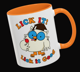 Lick It! Lick it Good - Mr. Owl Funny Retro Mug