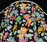 Kitschy Creatures Under the Sea Shower Curtain